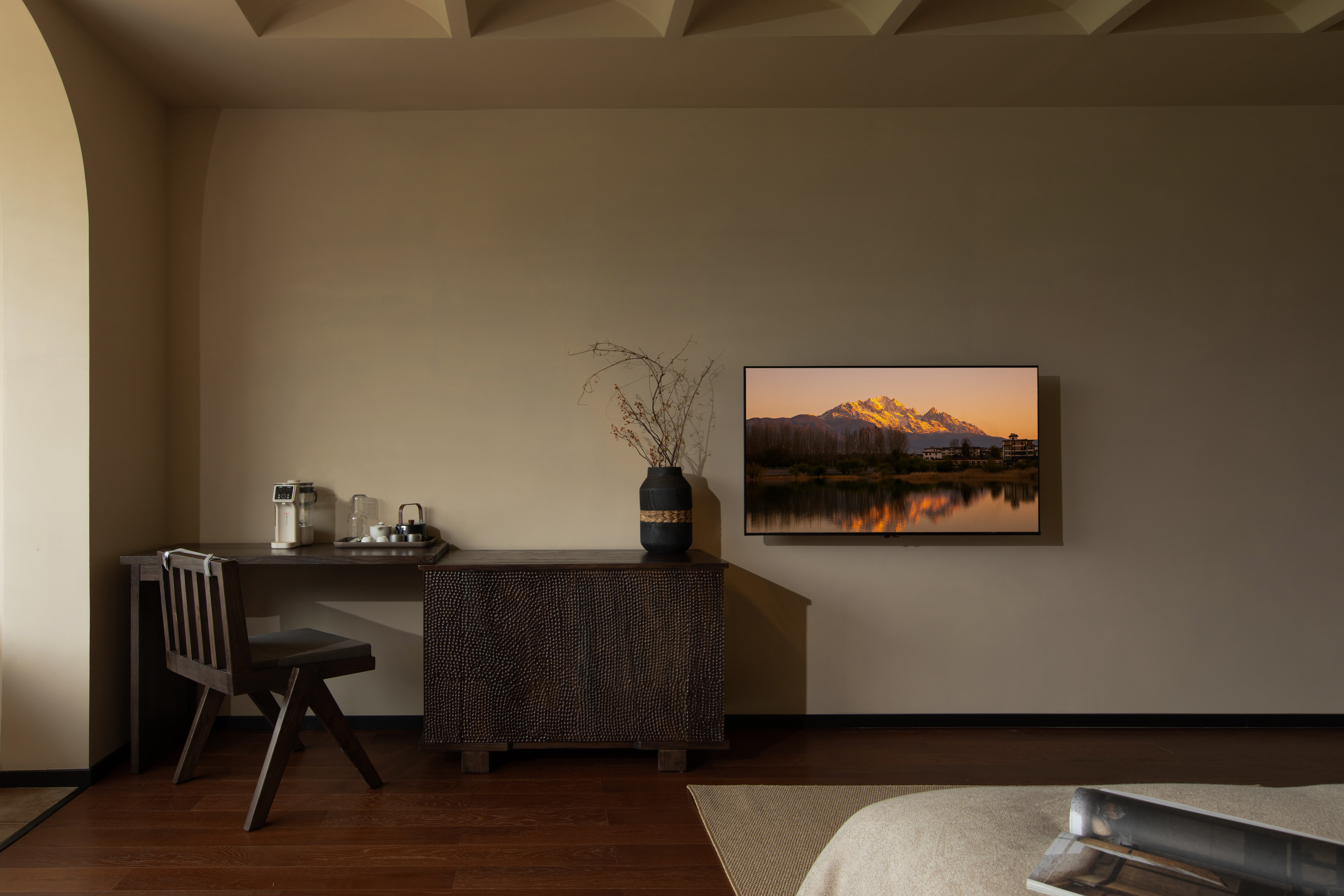 山眷雲·日照金山·田也咖啡·雪山全幅畫景飯店 房間 Photos