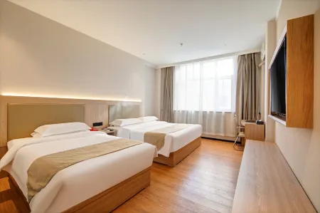 Mingyue Business Hotel (Taiyuan South Neihuan Street Laojunying Snack Street) Отели рядом с достопримечательностью «Taiyuan University (Central Campus)»