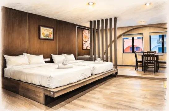 Spacious Room for Families & Travelers, Max 4-6 Person, 10 mins to Tourist Hotspot, TUSITA Hotels in 