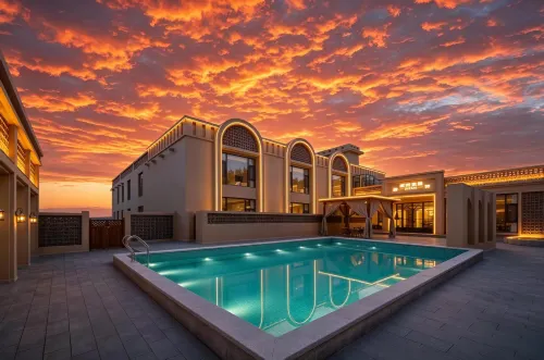 Fanjing・AURA | Desert Galaxy Pool, 360° Gilded Sunset Panoramic Stay (Shazhou Night Market) - Family