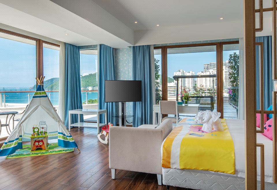 싼야 다동하이 해변의 아름다운 풍경