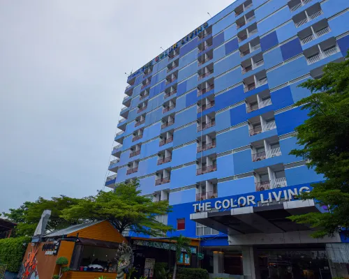 โรงแรม เดอะ คัลเลอร์ ลิฟวิ่ง โรงแรมใกล้สถานีรถไฟฟ้าบีทีเอส เคหะ