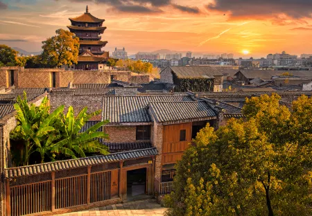 TOP-OUT Inn Отели в г. Цзиндечжэнь