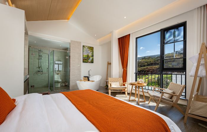 Kunming Tianma Mountain Resort mid-mountain private Tang hot spring Homestay
