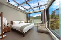 Qingcheng Houshan ·Yueting Lanshe Hot Spring Homestay Hotel dekat Shangqing Temple
