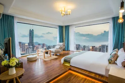Luke Yiju Designer Hotel (Chongqing Nanbin Road Yangtze River Ropeway) فنادق في 