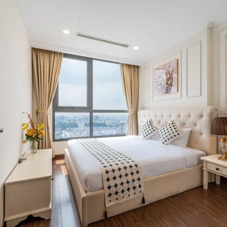 Cozy Haven Apartment - Vinhomes Central Park Отели рядом с достопримечательностью «Небоскреб Landmark 81»