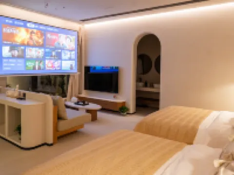 รีสอร์ทน้ำพุร้อนบีเฟยการ์เดน วิวกำแพงเมืองจีนอันยิ่งใหญ่ โรงแรมใกล้กําแพงเมืองจีน ด่านจวียงกวน