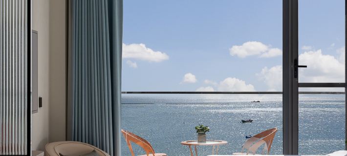 On the Water Side·Seaside Sunrise Resort (Zhuanghe Haiwang Jiudao Branch) 庄河のホテル