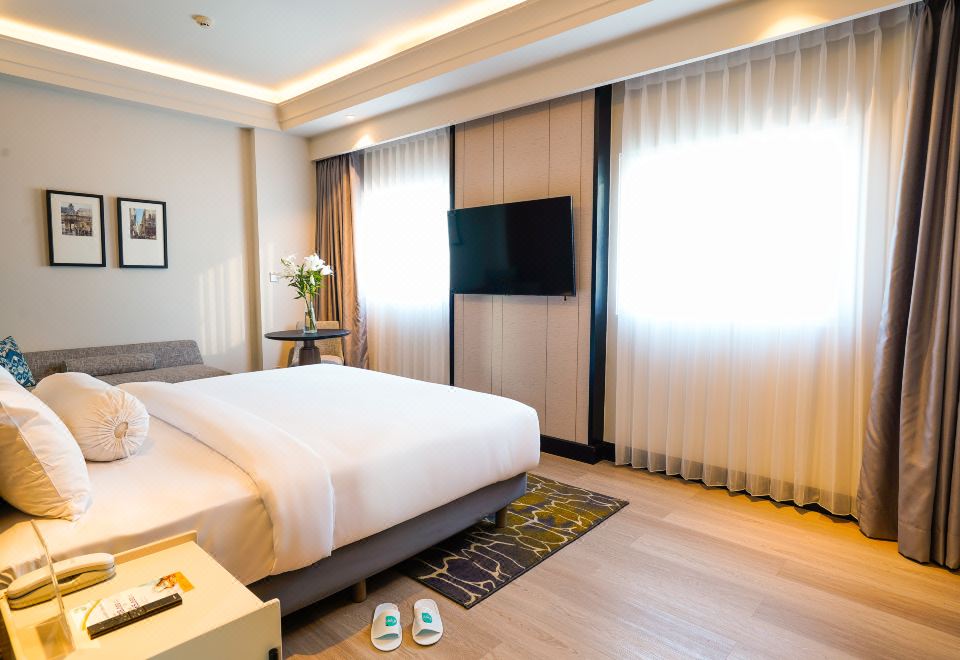 호텔 조식 뷔페 전경