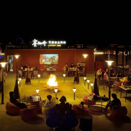 Lonely space desert glamping hotel