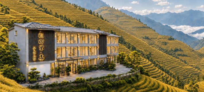 Enjoy the panoramic view of the rice fields (Longsheng Longji Terraces Branch) Hoteles en Longsheng