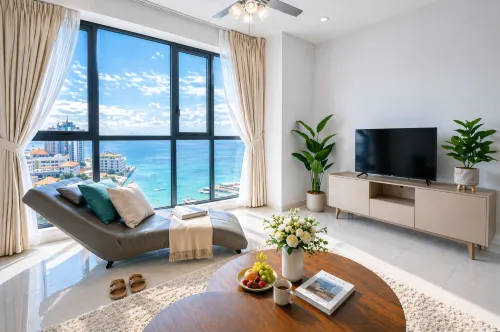 Luxury Seaview 2BR | Bathtub | Jazz Suites Penang - palestra