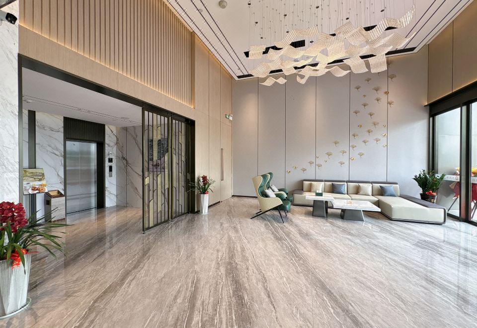 광레 시티 호텔 모던한 로비 인테리어