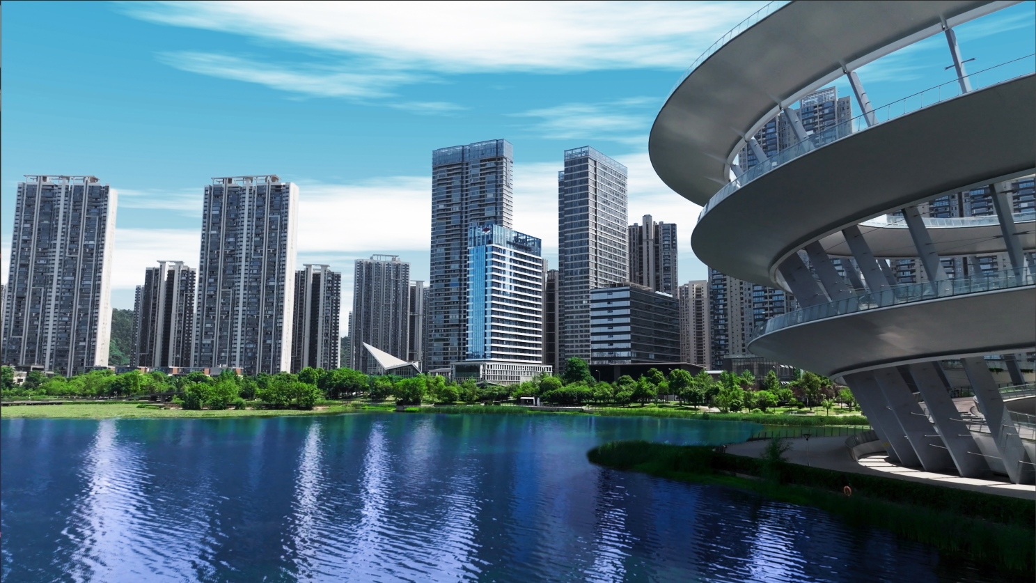 The Meixi Lake, Changsha Marriott Executive Apartments Over view