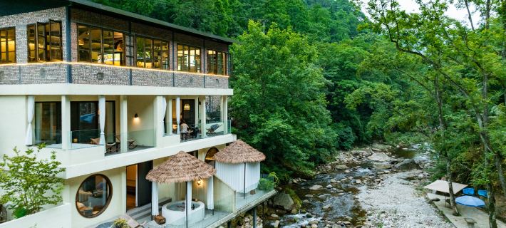 Qingchengshan Yipintan Sitang Homestay Hotéis em Dujiangyan