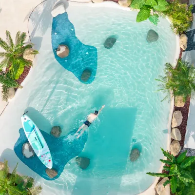 Yuér · Yuer | Zhuying Hot Spring · Private Secret Blue Sea Pool Homestay Hotels near Anji Anlan Lake Tourism Resort