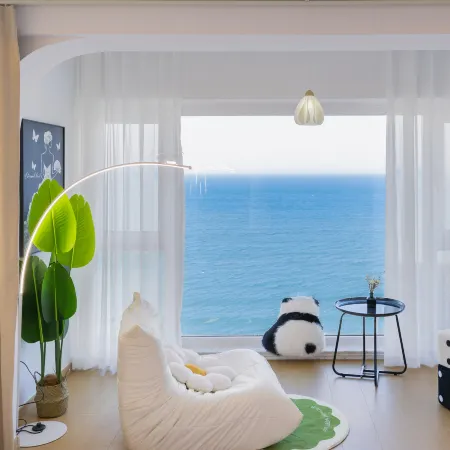 Encounter a guesthouse with a sea view.