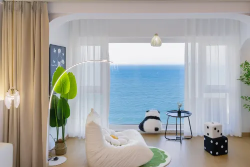 Encounter a guesthouse with a sea view.