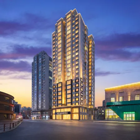 Tian Yu An Art Hotel(Dan Dong Train Station Ya Lu River Bridge) )