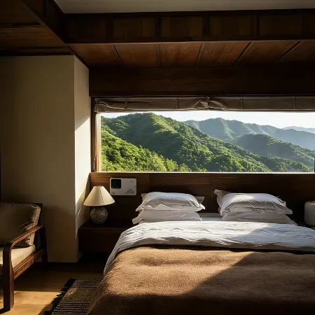 A cost-effective homestay where you can lie in bed and gaze at the Siguniang Mountain