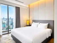 1BR Sea View Apartment near My Khe Beach | King Bed & Sofa Bed - bar