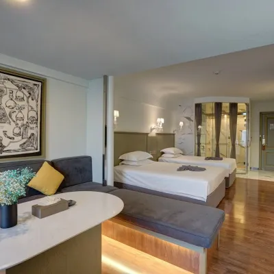 Jinjue Boutique Hotel (Harbin Haxi Wanda Plaza) Hotels near Ha'erbinxi Railway Station