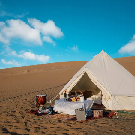 District Desert North Starry Sky Desert Camping Site