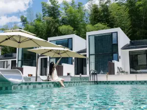 Fuyao Pavilion · Constant Temperature Swimming Pool Mountain Resort Home