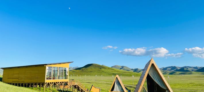 Akzoba Camp Hotele w: Xiahe