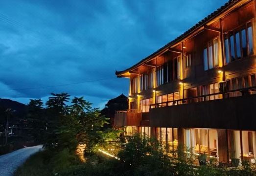Leishan NongShe Homestay 테라스 뷰