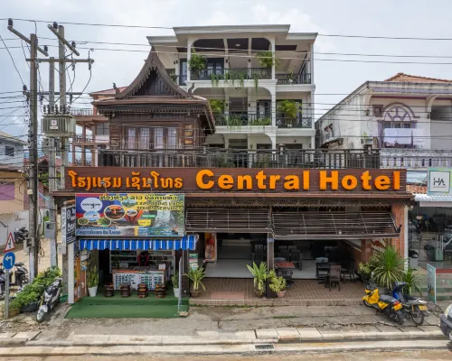 Central Hotel Vang Vieng Eksterior Photos
