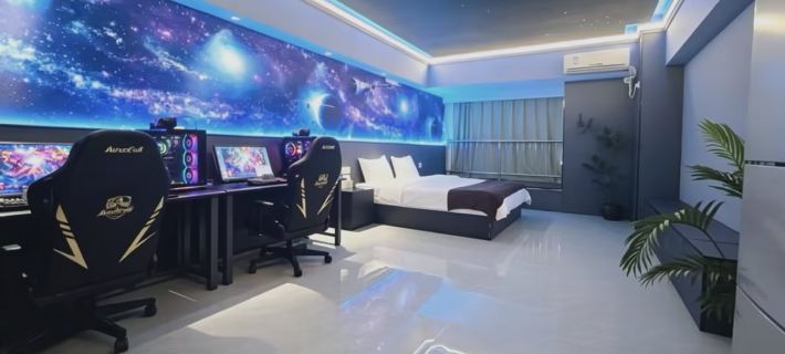 Kawen E-sports Homestay (Langfang High-speed Railway Station Wanda Plaza) Hotels in Langfang