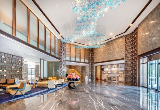 선전 호텔 객실 내부 전경