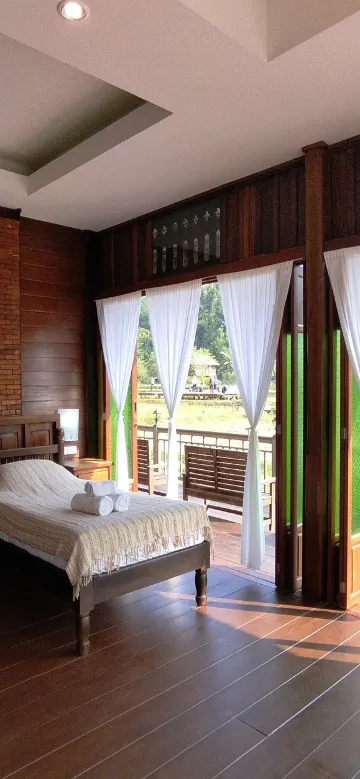 บ้านไม้ 2 ห้องนอน