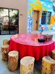 Turpan | Moye Shiguang WildLight Homestay · Grape Courtyard-Style Hotel - غرفة مطلة على الجبل
