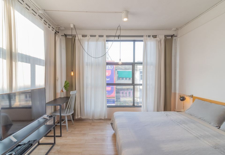 베이지 포쉬텔 휴게공간