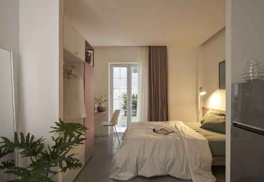 숙소 공용 세탁 및 편의시설