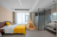 Anji Lemon Wild Luxury View Stream Family Resort (North Zhejiang Canyon Drift Branch) - مطابخ