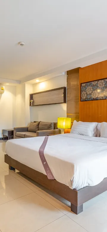 ห้องดีลักซ์พร้อมอ่างอาบน้ำ – ชั้นธุรกิจ ติดกับลิฟต์