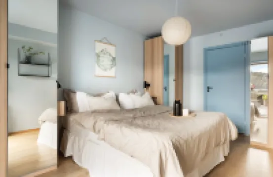 Large luxurious apartment with private terrace and parking 鄰近卑爾根弗萊斯蘭機場的酒店