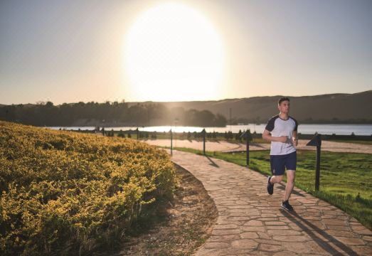 나일강과 뫼벤픽 리조트 아스완의 전경