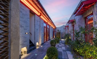 Beijing Yonghegong Lama Buddhist Temple Garden Courtyard