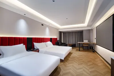 Fiamma Feiman Design Guesthouse (Yinchuan Xixia Wanda Huaiyuan Night Market) Hotels in “Huaiyuan Night Market/Xixia Wanda Plaza