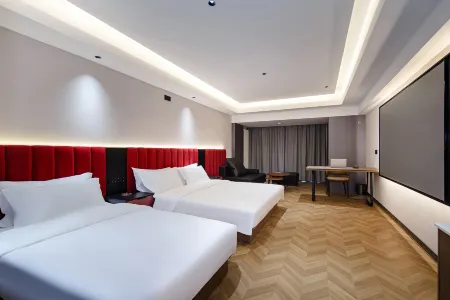 Fiamma Feiman Design Guesthouse (Yinchuan Xixia Wanda Huaiyuan Night Market) Отели рядом с достопримечательностью «China University of Mining and Technology Yinchuan College»