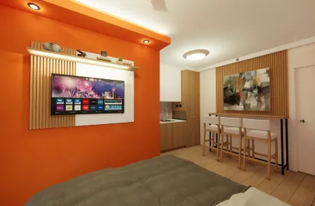 Near Manila Airport, "Hotel Style" Studio Condo With Kitchen + Pool, 5G Отели рядом с достопримечательностью «Gabriel "Flash" Elorde Museum»