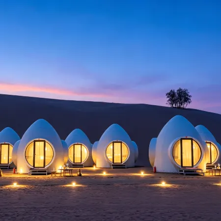 Zhongwei Brilliant Galaxy Starry Dune Desert Stargazing Study Vacation Apartment