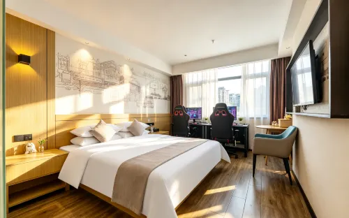 Jingyue E-sports Homestay (Suichuan County Government Pedestrian Street Wholesale City) - Wifi