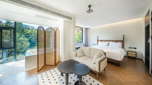 Yueshu Qinglu Hot Spring Homestay - Kitchenette