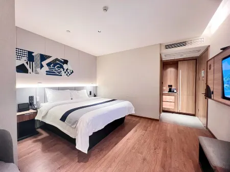 Geli Hotel (Shanghai Jiading North Metro Station Chengzhong Road Branch) Отели рядом с достопримечательностью «Qiuxia Garden»